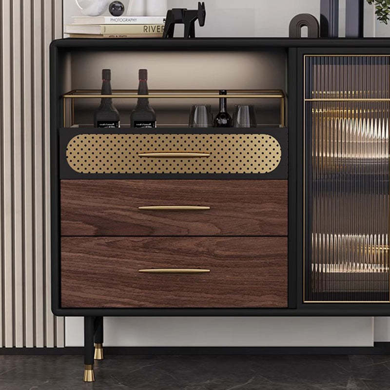 Modern Wood 1-Cabinet Console Table