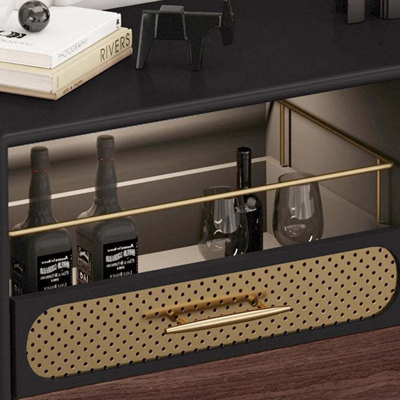Modern Wood 1-Cabinet Console Table