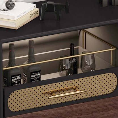 Modern Wood 1-Cabinet Console Table