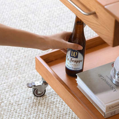 Minimalist Foldable Stainless Steel Coffee Table