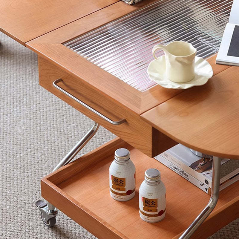 Minimalist Foldable Stainless Steel Coffee Table