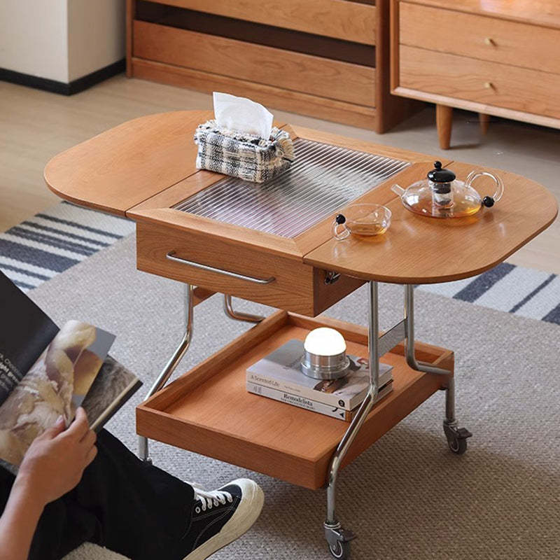 Minimalist Foldable Stainless Steel Coffee Table