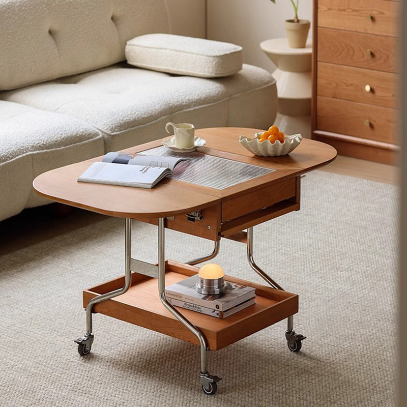 Minimalist Foldable Stainless Steel Coffee Table