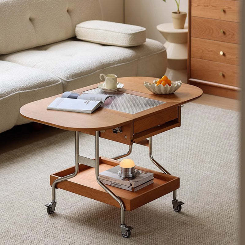 Minimalist Foldable Stainless Steel Coffee Table