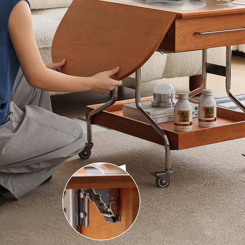Minimalist Foldable Stainless Steel Coffee Table