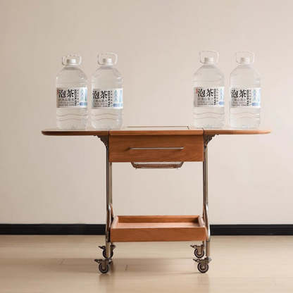 Minimalist Foldable Stainless Steel Coffee Table
