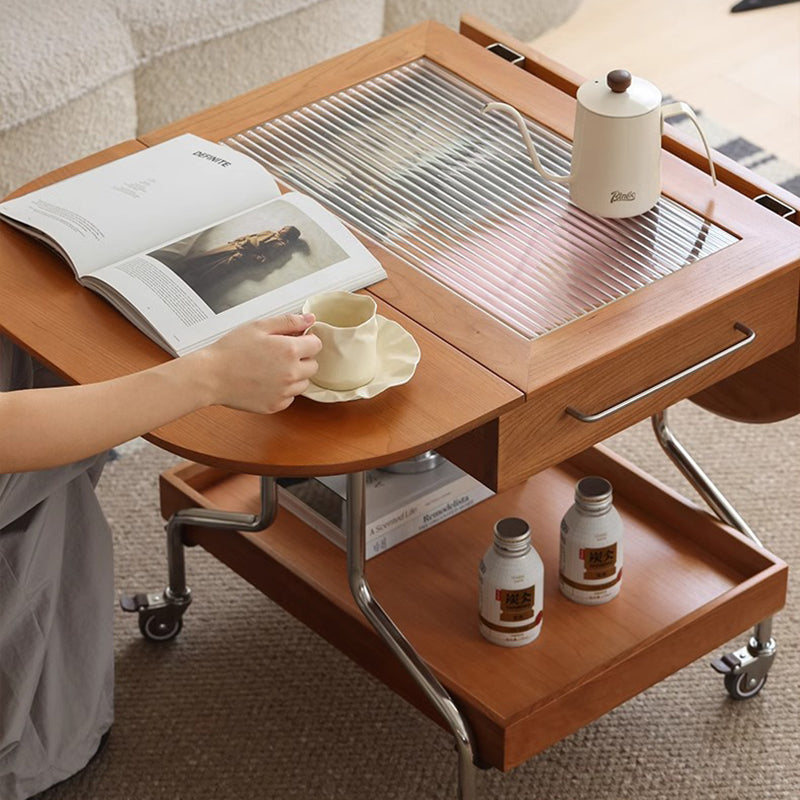 Minimalist Foldable Stainless Steel Coffee Table