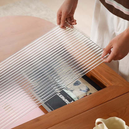 Minimalist Foldable Stainless Steel Coffee Table