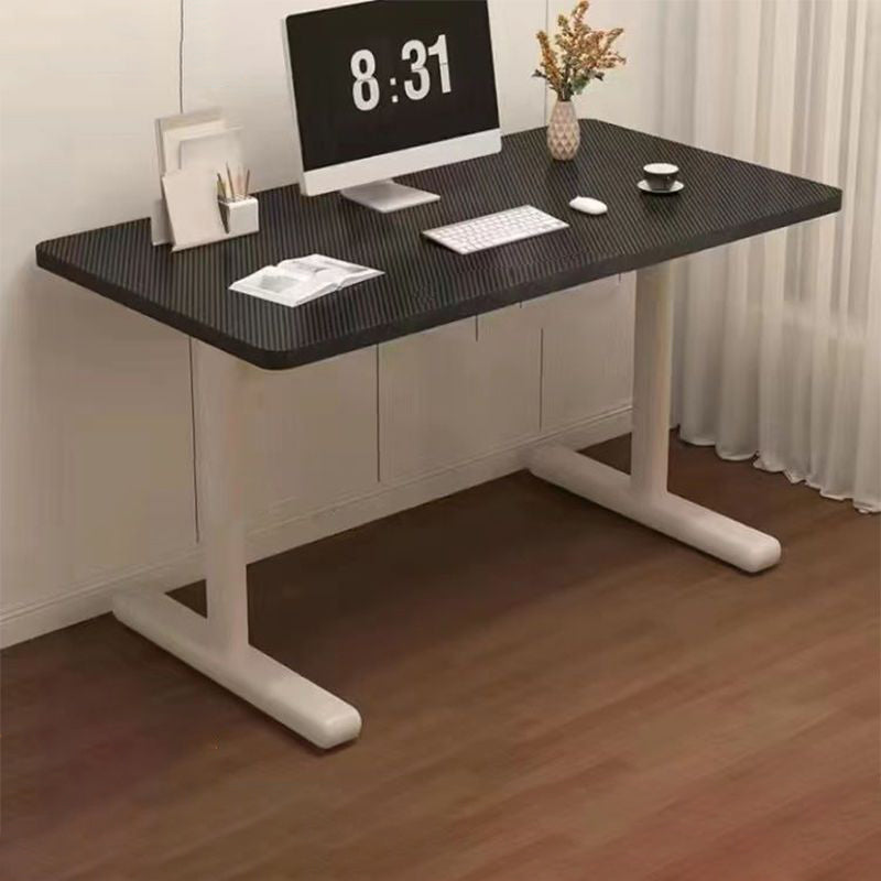 Minimalist Carbon Steel Plank Desk