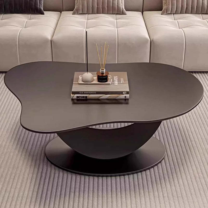 Scandinavian Cloud Iron Rock Slab Coffee Table