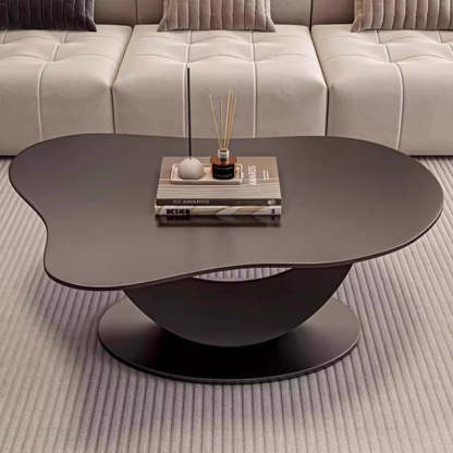 Scandinavian Cloud Iron Rock Slab Coffee Table