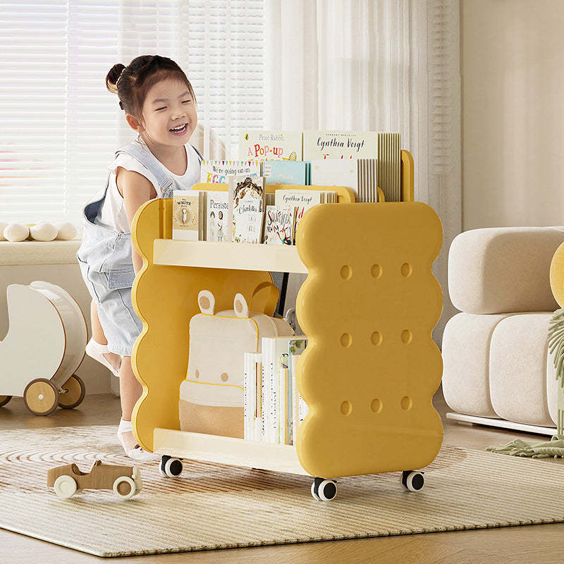Cartoon Kids Cheese Cookies 2-Tier Bookshelves