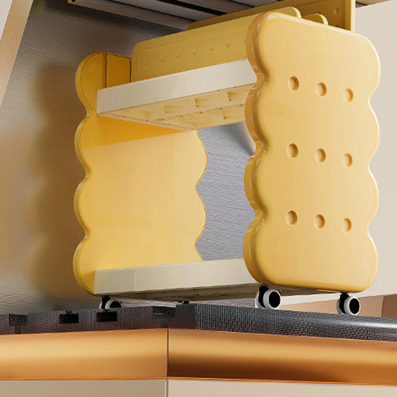 Cartoon Kids Cheese Cookies 2-Tier Bookshelves