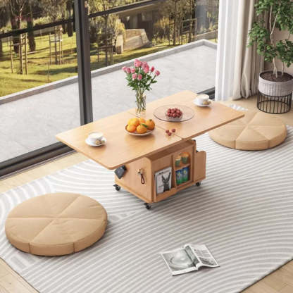 Scandinavian Wood Coffee Table