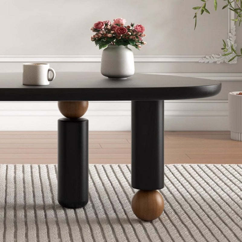 Mid-Century Alien Oval Pine Coffee Table