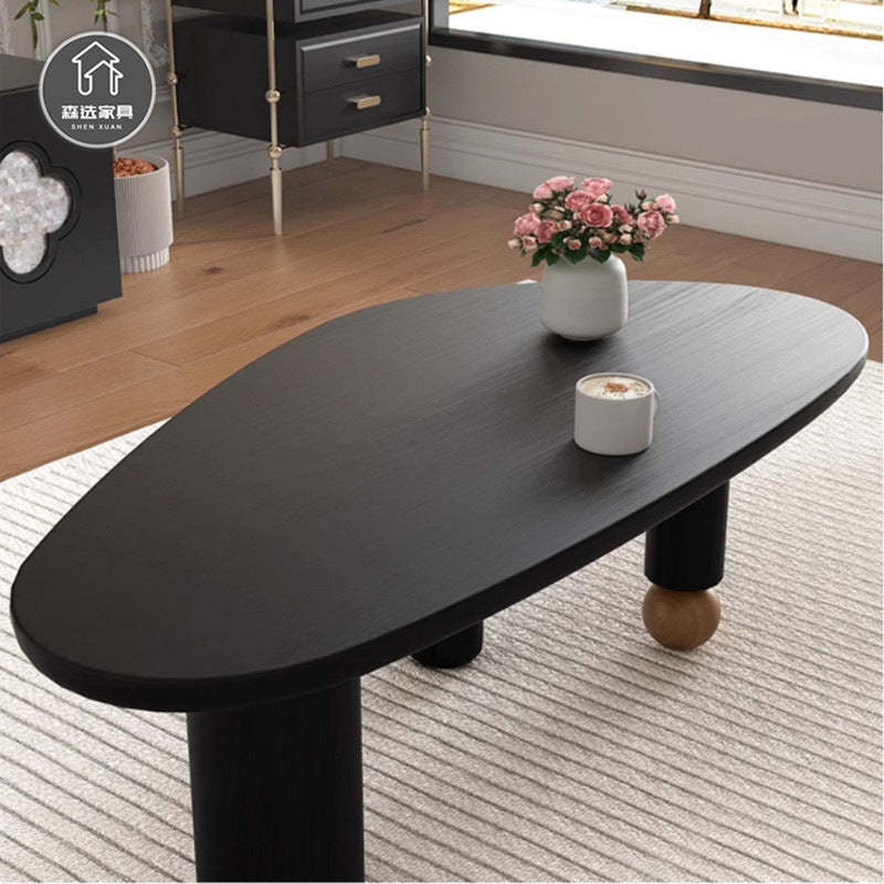 Mid-Century Alien Oval Pine Coffee Table