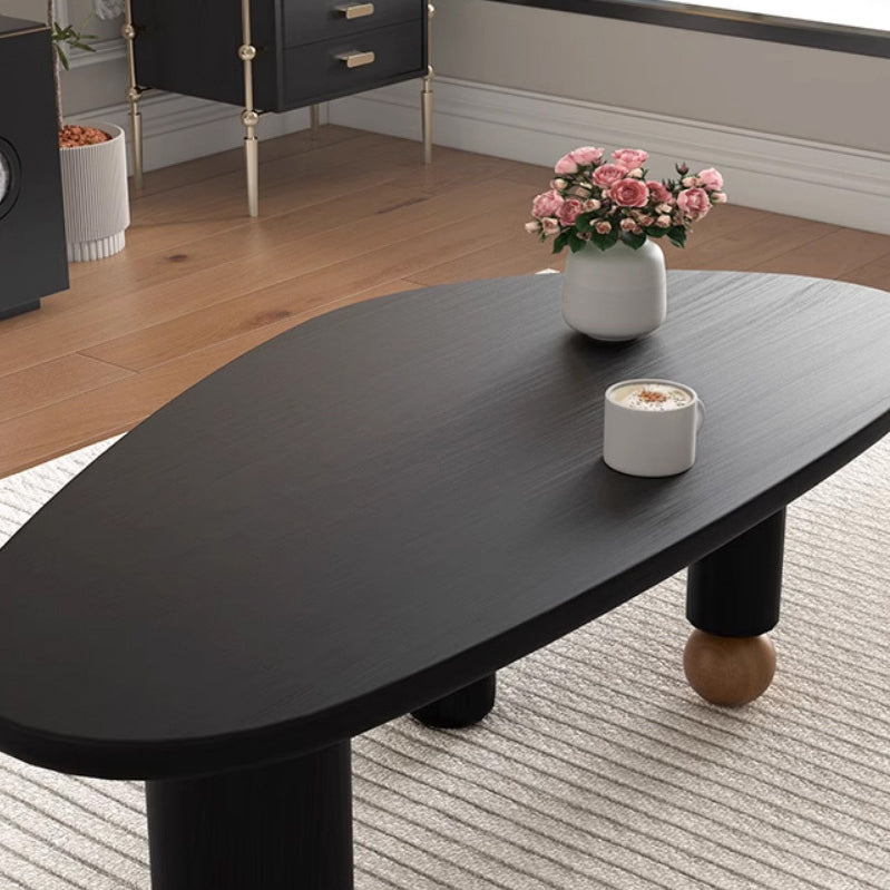 Mid-Century Alien Oval Pine Coffee Table