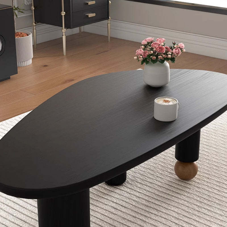 Mid-Century Alien Oval Pine Coffee Table