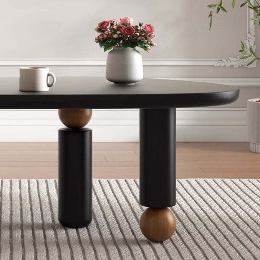 Mid-Century Alien Oval Pine Coffee Table