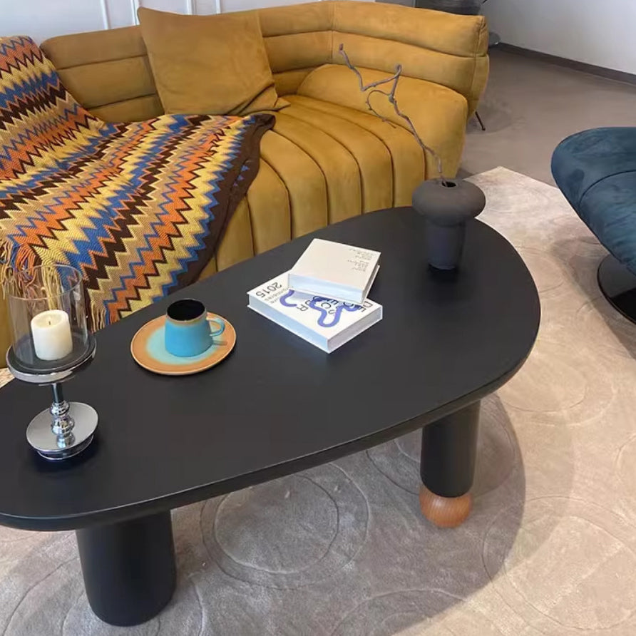 Mid-Century Alien Oval Pine Coffee Table