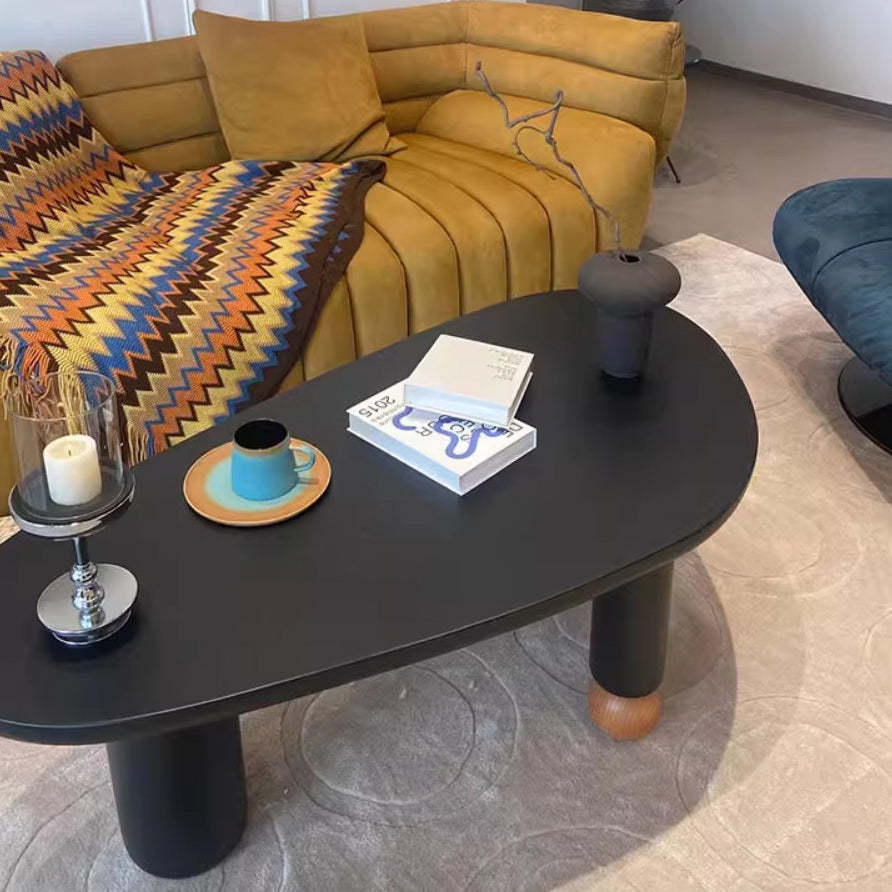 Mid-Century Alien Oval Pine Coffee Table