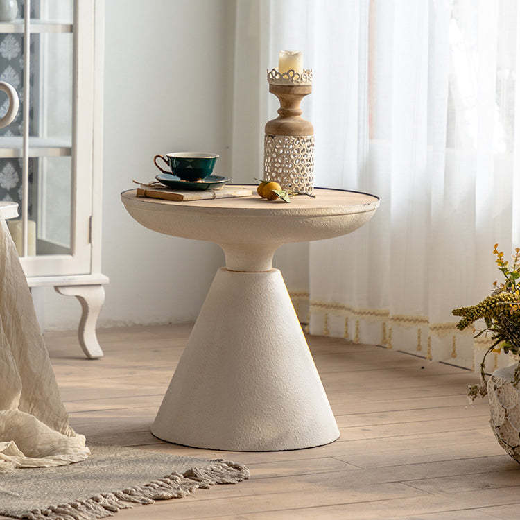 Rustic Cone Iron Density Panel Side Table | Lighom