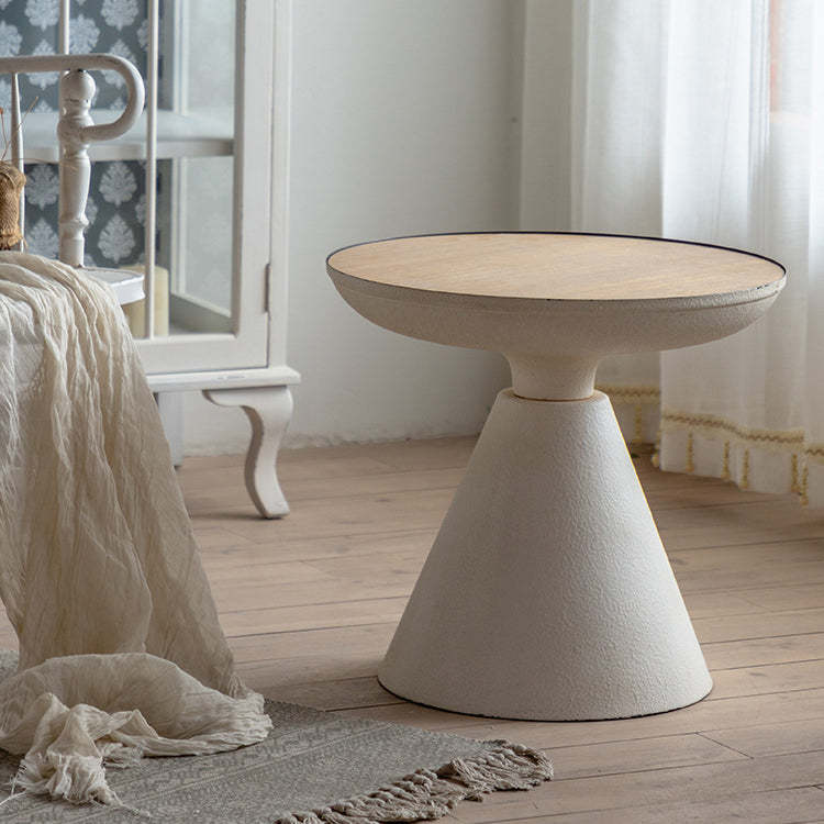 Rustic Cone Iron Density Panel Side Table