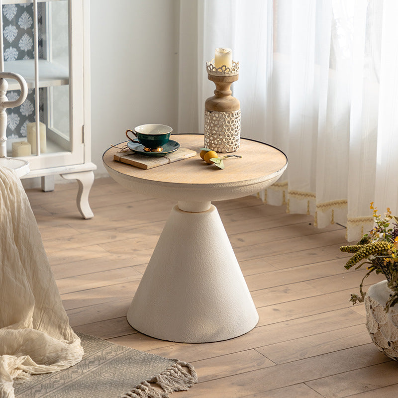Rustic Cone Iron Density Panel Side Table