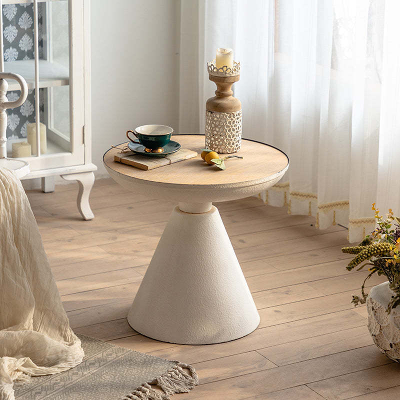 Rustic Cone Iron Density Panel Side Table
