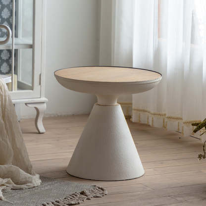 Rustic Cone Iron Density Panel Side Table