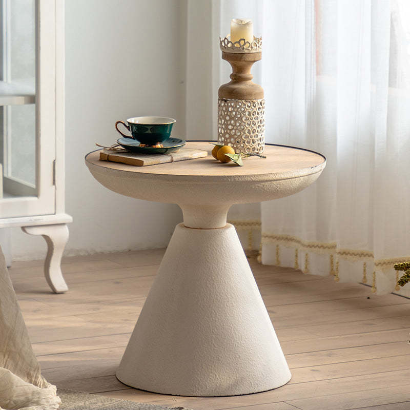 Rustic Cone Iron Density Panel Side Table