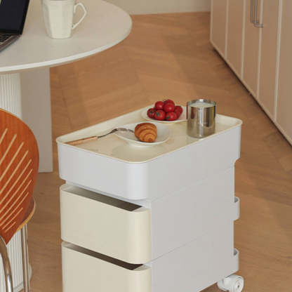 Scandinavian Removable 2/3-Drawer Side Table