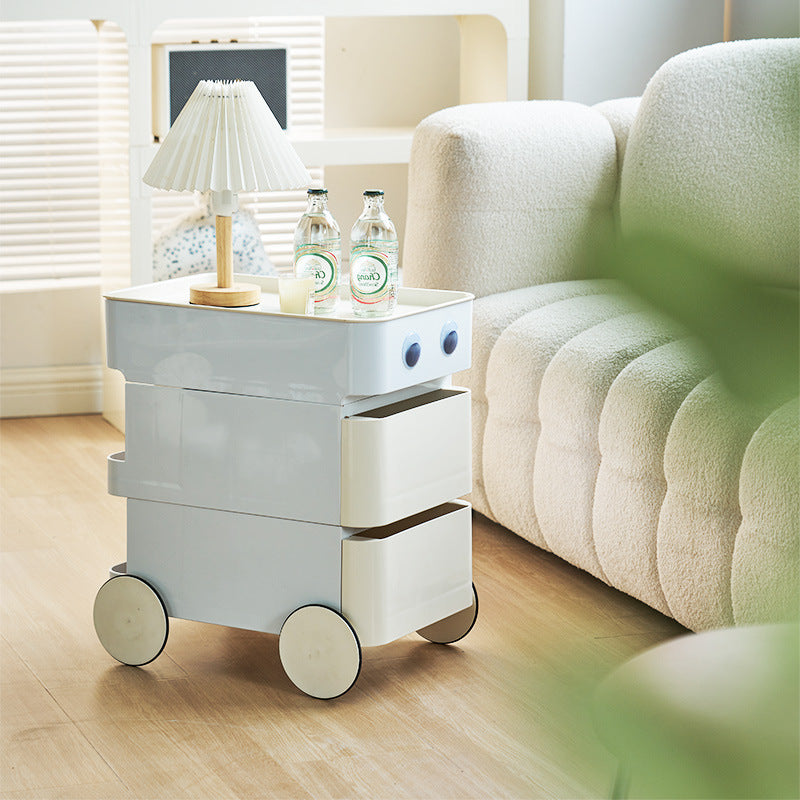 Scandinavian Removable 2/3-Drawer Side Table