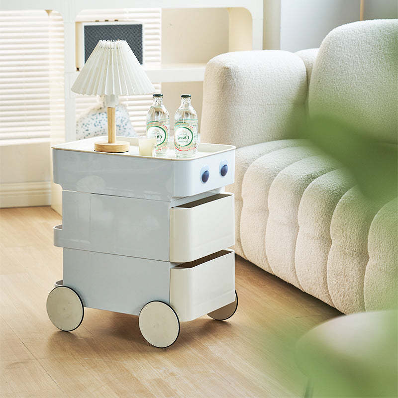 Scandinavian Removable 2/3-Drawer Side Table