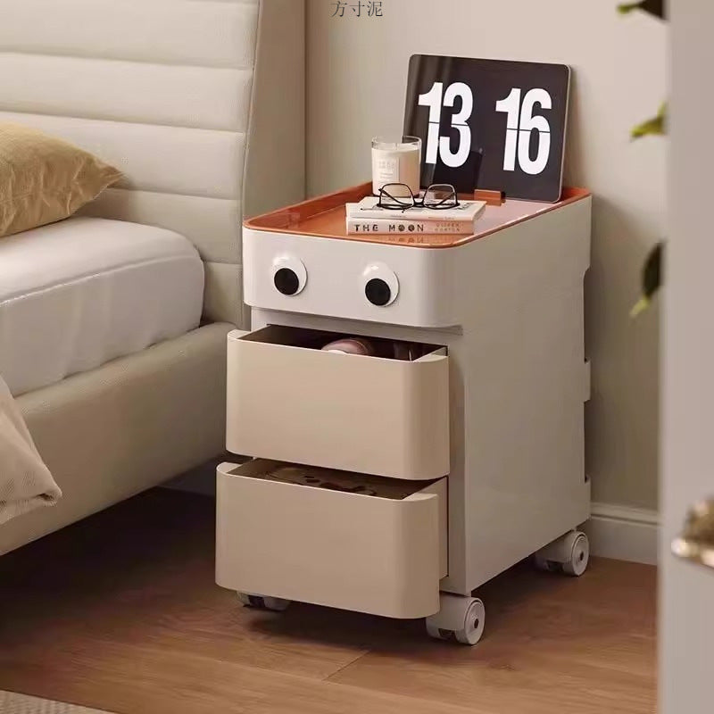 Scandinavian Removable 2/3-Drawer Side Table