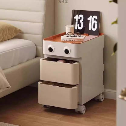Scandinavian Removable 2/3-Drawer Side Table