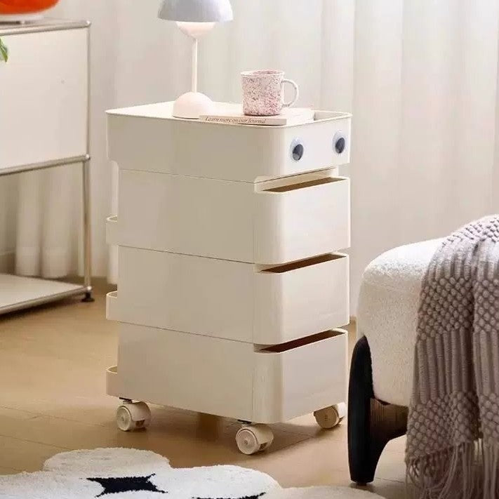 Scandinavian Removable 2/3-Drawer Side Table