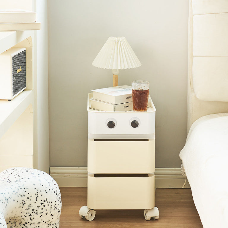Scandinavian Removable 2/3-Drawer Side Table