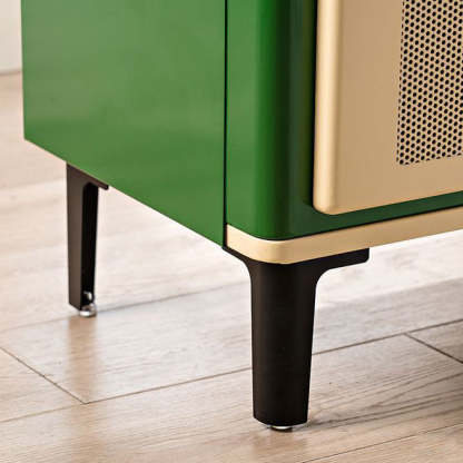 Scandinavian Wood Panel 1-Cabinet Nightstand