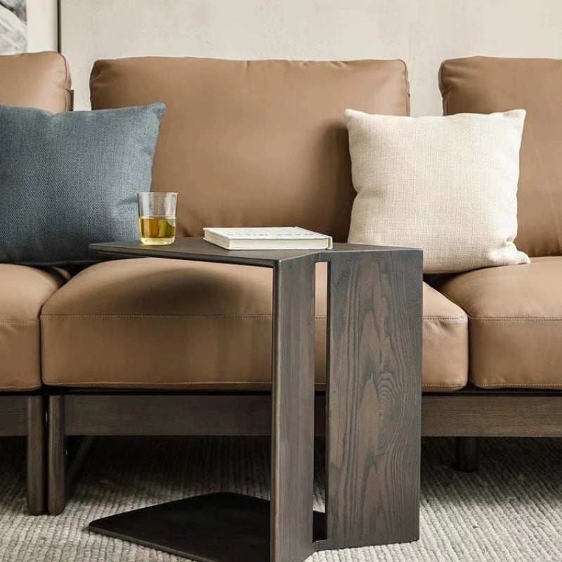 Minimalist Triangle Ash Wood Side Table