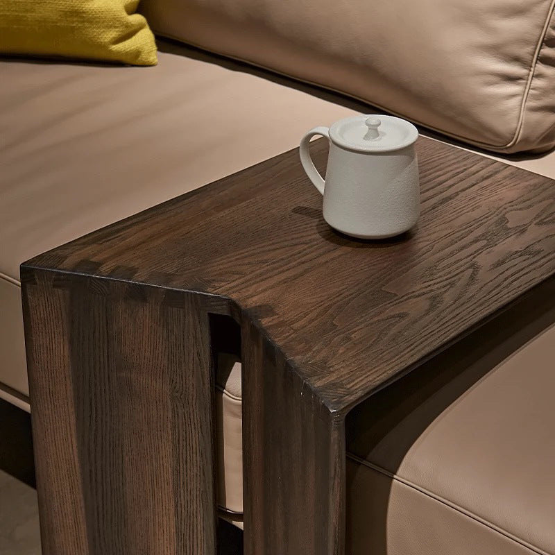 Minimalist Triangle Ash Wood Side Table