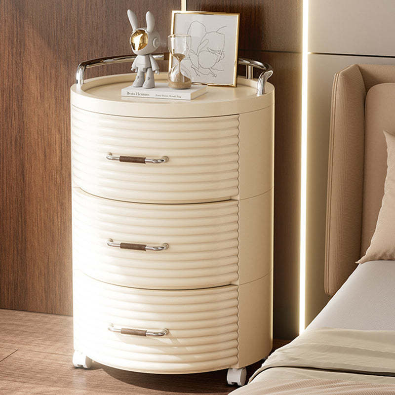 Scandinavian Cylinder 1-4 Drawer — 1 / White