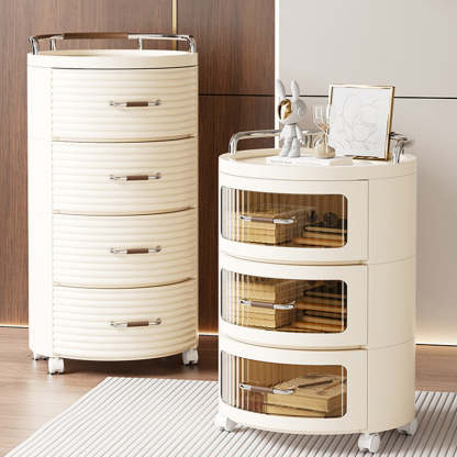 Scandinavian Cylinder 1-4 Drawer — 1 / Transparent