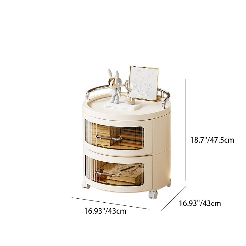 Scandinavian Cylinder 1-4 Drawer — 3 / Transparent