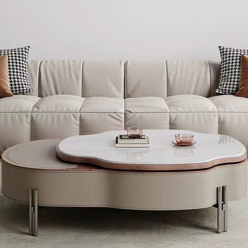 French Microcrystalline Stone Coffee Table