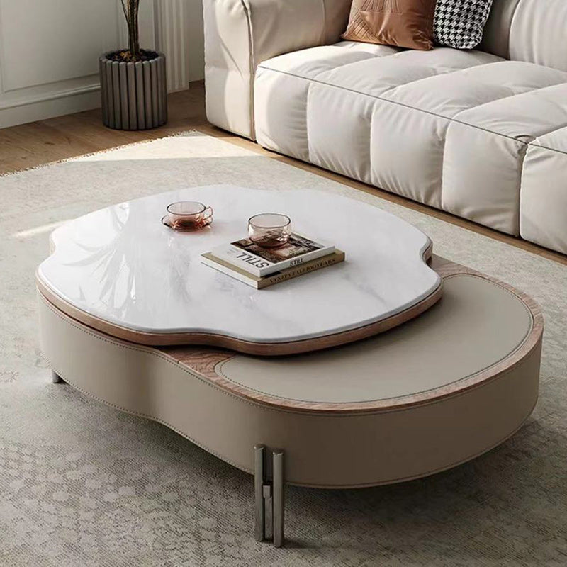 French Microcrystalline Stone Coffee Table