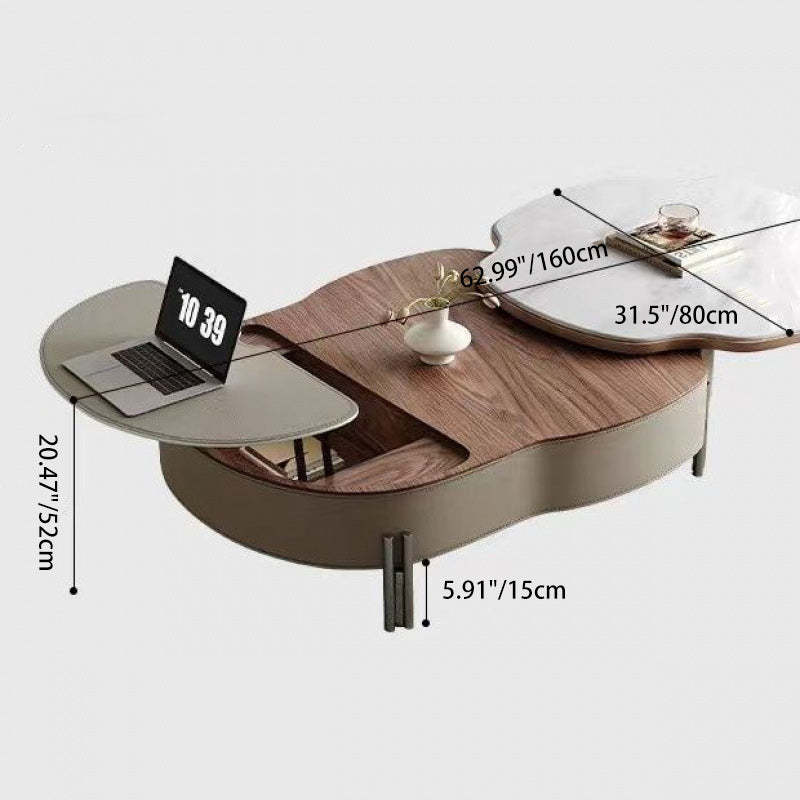 French Microcrystalline Stone Coffee Table