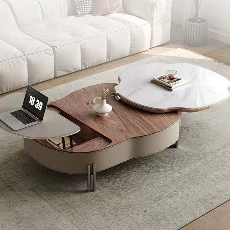 French Microcrystalline Stone Coffee Table