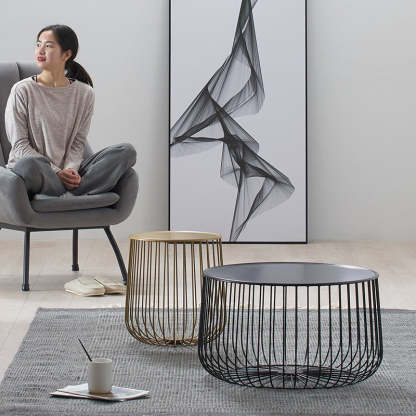 Minimalist Pumpkin Iron Coffee Table