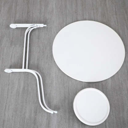 Minimalist Round Iron 3-Leg Coffee Table